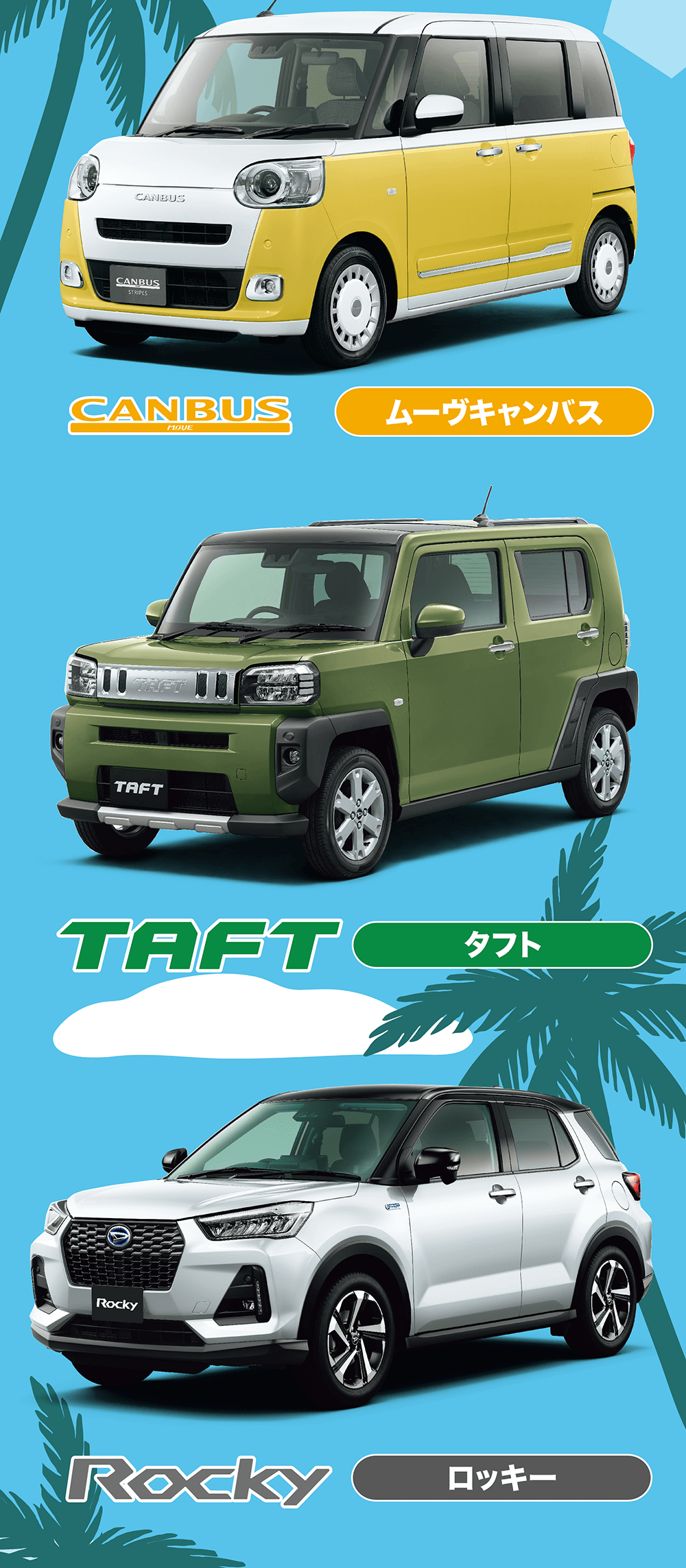 CANBUSムーヴキャンバスTAFT タフトRocky ロッキー