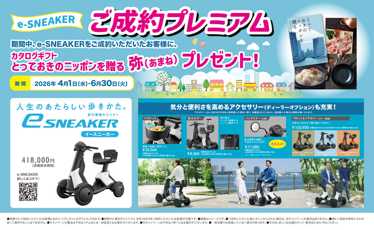 e-SNEAKER用品 3万円用品 プレゼント 2026年 期間 3月5日(木)-3月31 日 (火)