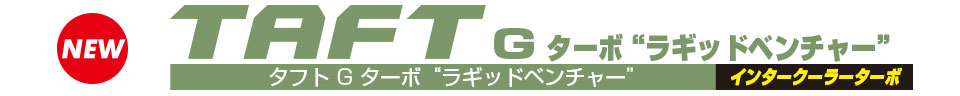 タフト G ターボ“ラギッドベンチャー”　インタークーラーターボ