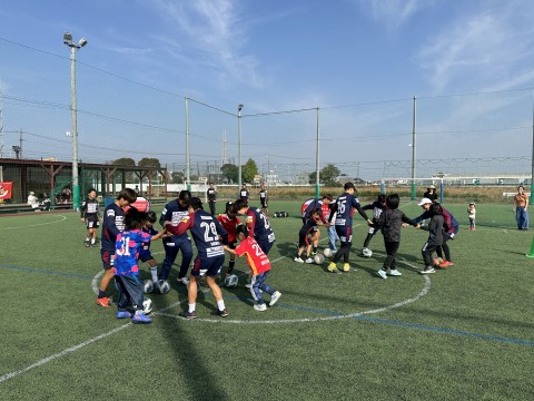 ガールズサッカー教室開催