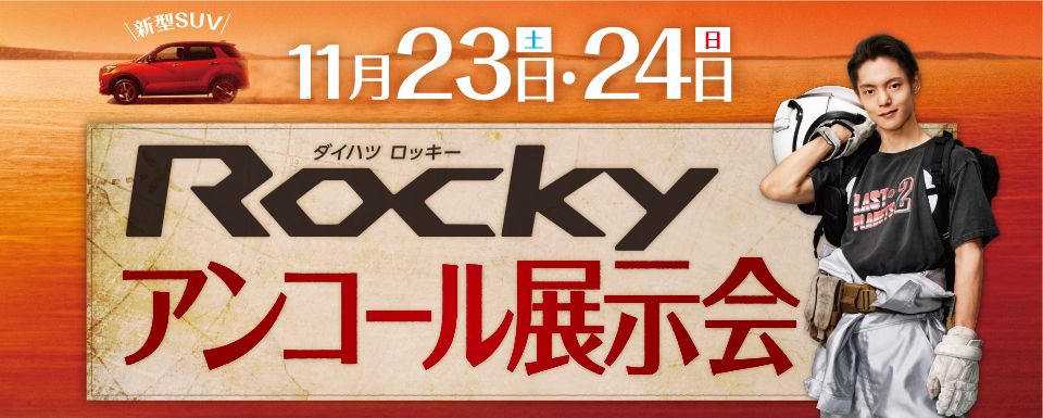 【終了しました】11月23日(土)・24日(金)アンコール展示会開催！！