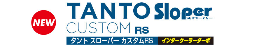 タント スローパー カスタムRS インタークーラーターボ